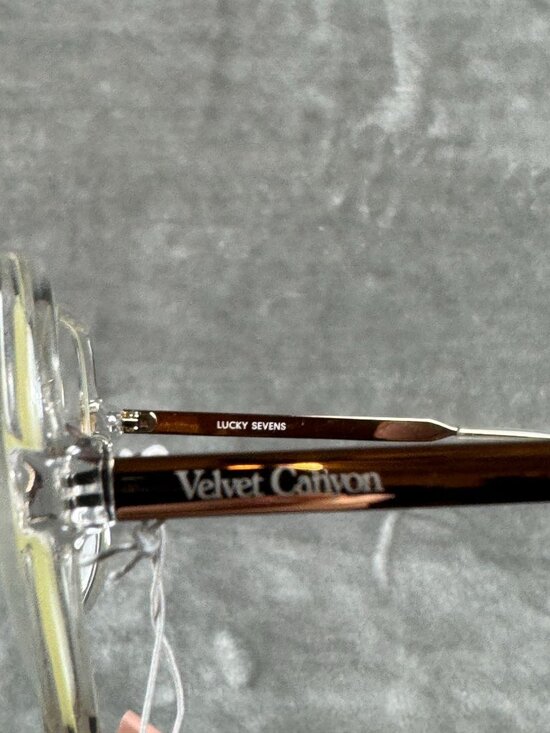 Velvet Canyon Lucky Sevens Clear Acetate Glasses With UV400 Protection Includes main image 4